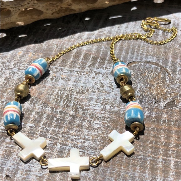 Tribal Cross Necklace - Picture 1 of 1